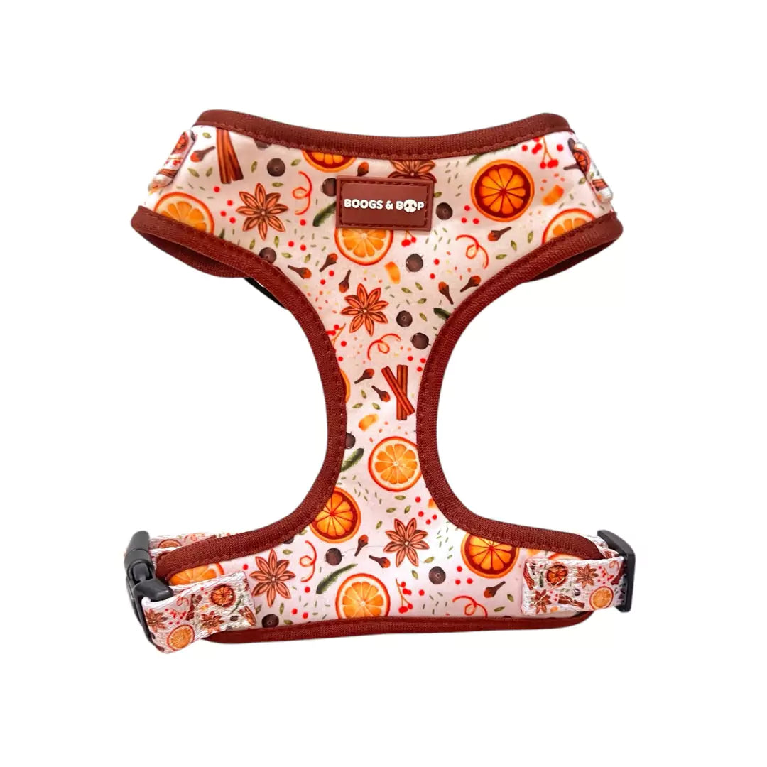 Shop Adjustable Winter Spice Dog Harness by Boogs & Boop.