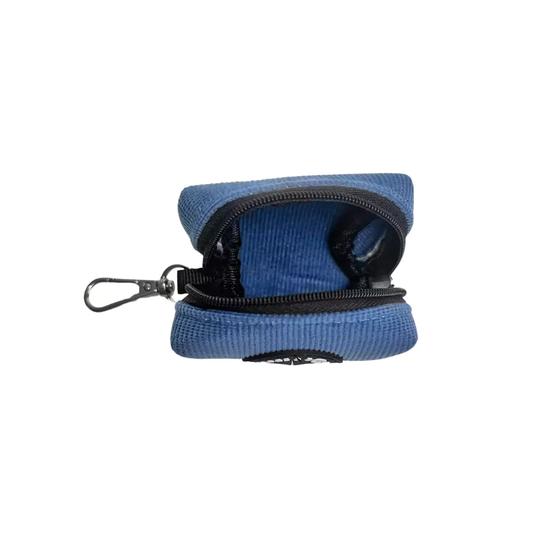 Shop Corduroy Poop Bag Dispenser - Steel Blue by Boogs & Boop.