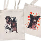 Shop Custom Dog Photo Tote Bag by Boogs & Boop.