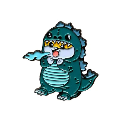Shop Dogzilla Godzilla Kaiju Enamel Pin by Boogs & Boop.