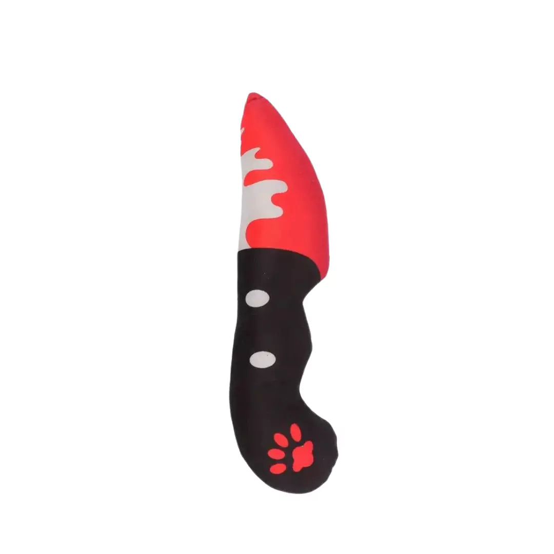 Shop Halloween Bloody Knife Plush Dog Toy by Boogs & Boop.