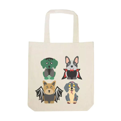 Halloween Dogs in Costumes Tote Bag