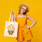 Shop Shakespearean Festival Golden Cocker Spaniel Tote Bag by Boogs & Boop.