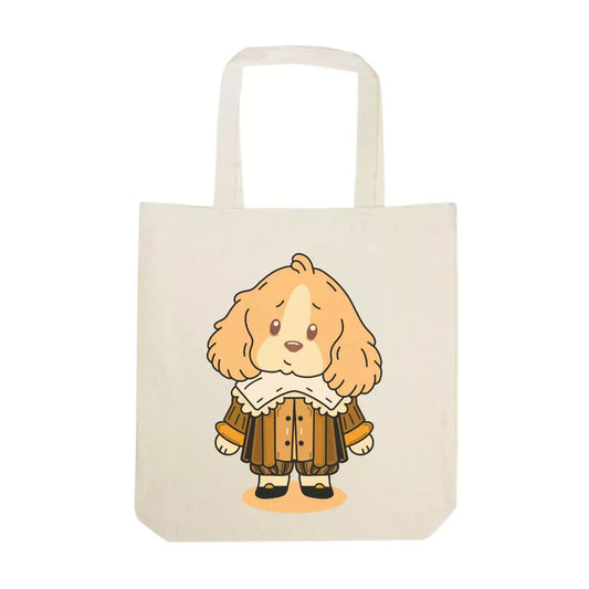 Shop Shakespearean Golden Cocker Spaniel Tote Bag by Boogs & Boop.